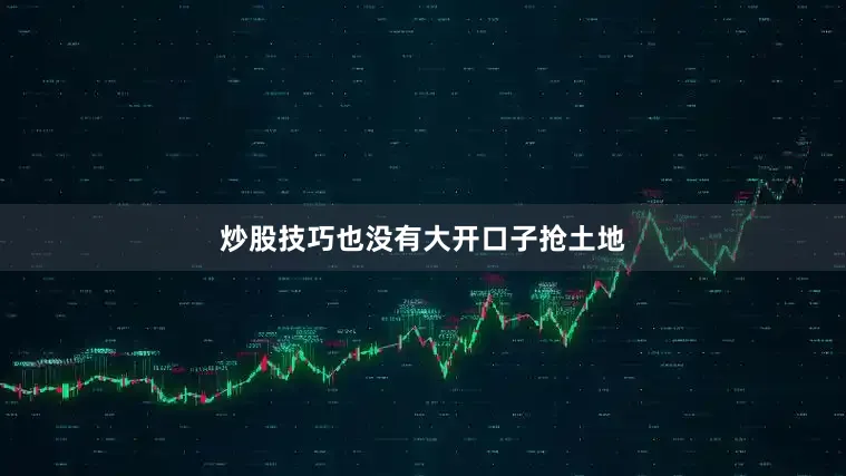 炒股技巧也没有大开口子抢土地